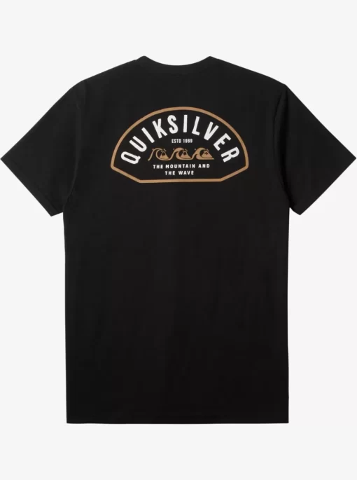 Mens Quiksilver Tees | Logo Lockup T-Shirt