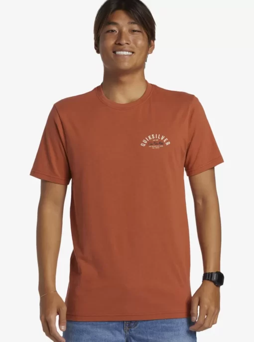 Mens Quiksilver Tees | Logo Lockup T-Shirt