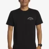 Mens Quiksilver Tees | Logo Lockup T-Shirt