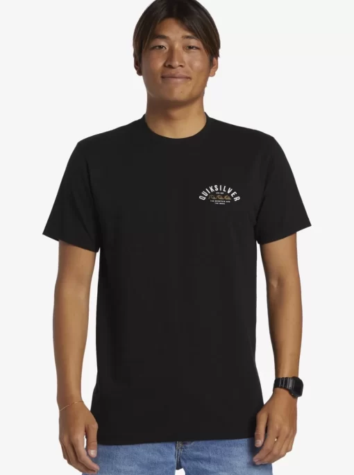 Mens Quiksilver Tees | Logo Lockup T-Shirt