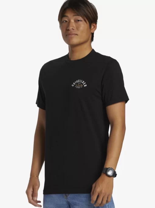 Mens Quiksilver Tees | Logo Lockup T-Shirt