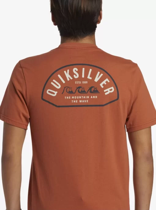 Mens Quiksilver Tees | Logo Lockup T-Shirt