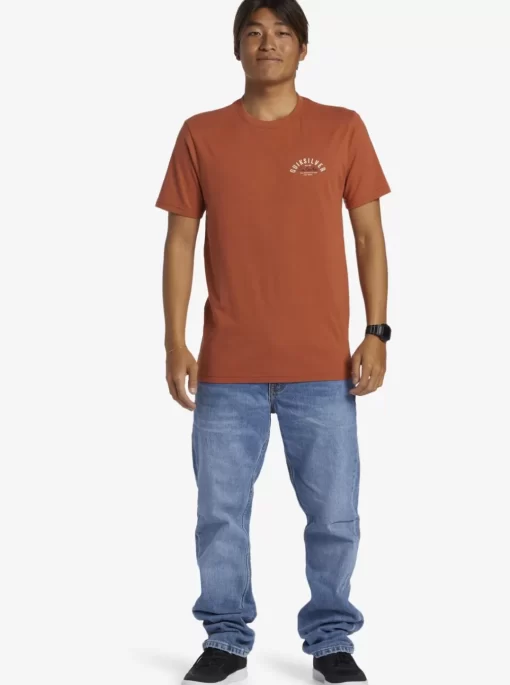 Mens Quiksilver Tees | Logo Lockup T-Shirt