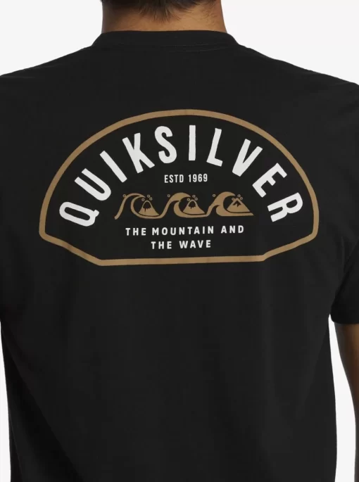 Mens Quiksilver Tees | Logo Lockup T-Shirt
