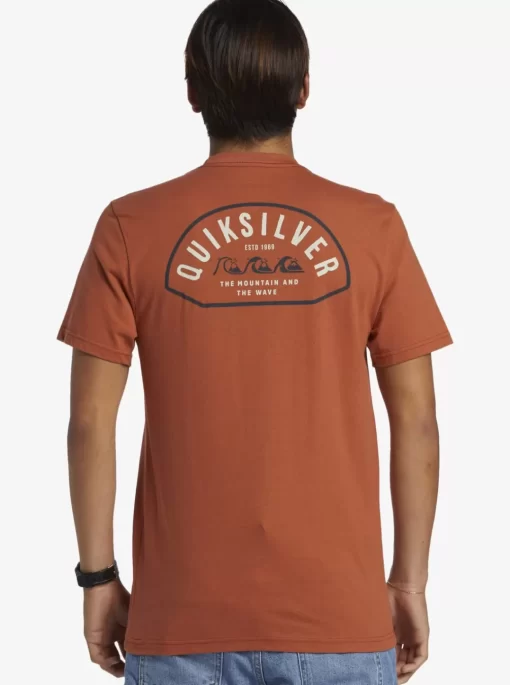 Mens Quiksilver Tees | Logo Lockup T-Shirt
