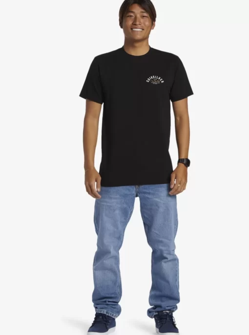 Mens Quiksilver Tees | Logo Lockup T-Shirt