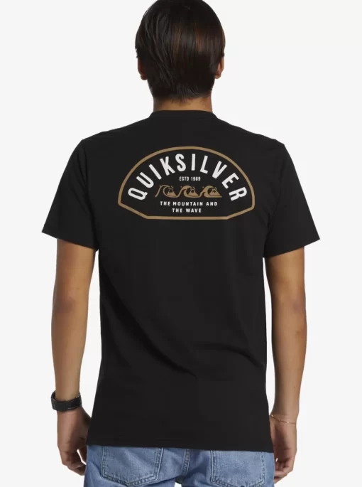 Mens Quiksilver Tees | Logo Lockup T-Shirt