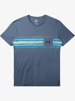 Mens Quiksilver Tees | Mesa Stripe Pocket T-Shirt