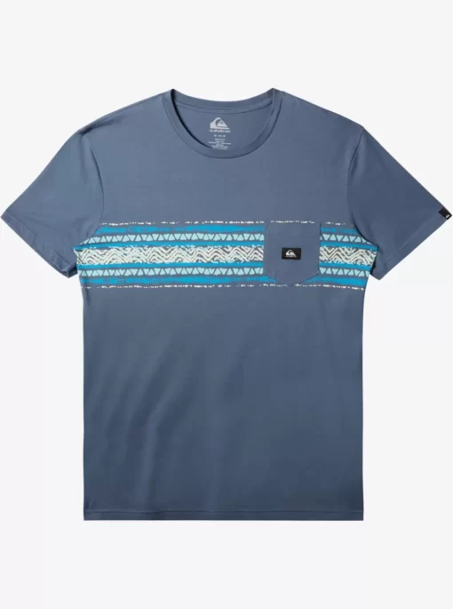 Mens Quiksilver Tees | Mesa Stripe Pocket T-Shirt