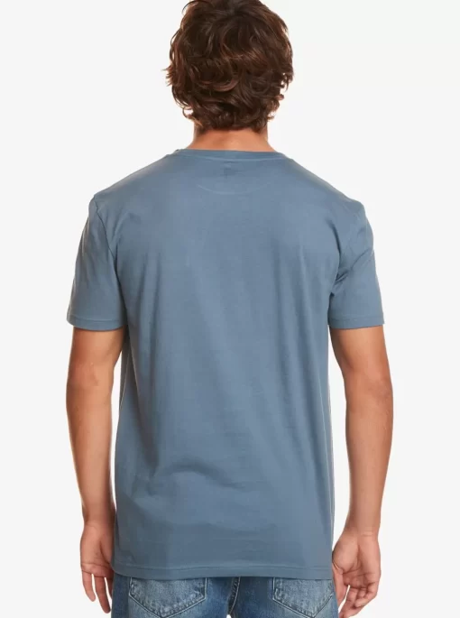 Mens Quiksilver Tees | Mesa Stripe Pocket T-Shirt