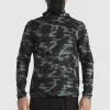 Mens Quiksilver Rashguards | Mikey Hooded Long Sleeve Upf 50 Surf T-Shirt