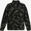 Mens Quiksilver Sweatshirts & Hoodies | Mikey Zip Sherpa Half-Zip Fleece
