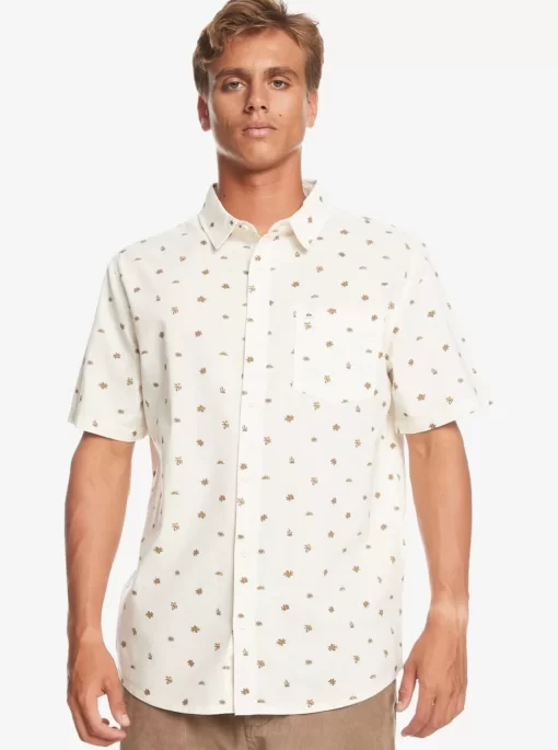 Mens Quiksilver Shirts & Polos | Minimo Short Sleeve Shirt