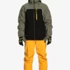 Mens Quiksilver Layers | Mission Plus Technical Snow Jacket