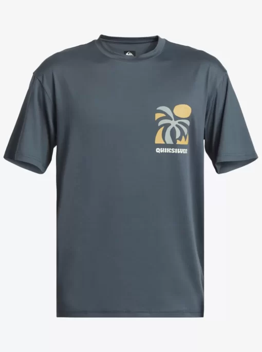 Mens Quiksilver Rashguards | Mix Session Upf 50 Short Sleeve Surf Tee