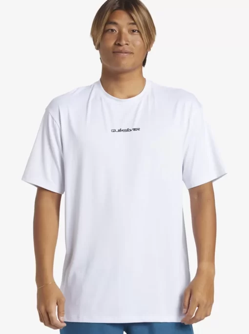 Mens Quiksilver Rashguards | Mix Session Upf 50 Short Sleeve Surf Tee