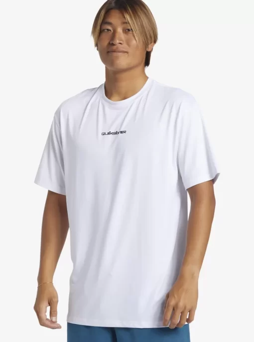 Mens Quiksilver Rashguards | Mix Session Upf 50 Short Sleeve Surf Tee