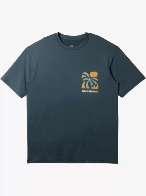 Mens Quiksilver Rashguards | Mix Session Upf 50 Short Sleeve Surf Tee