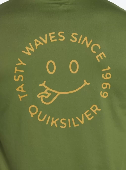 Mens Quiksilver Rashguards | Mix Session Upf 50 Short Sleeve Surf Tee