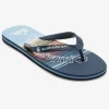 Mens Quiksilver Sandals | Molokai Word Flip-Flops
