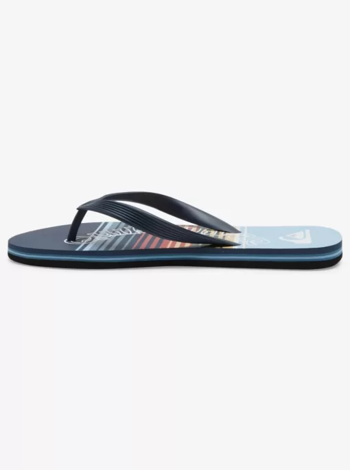 Mens Quiksilver Sandals | Molokai Word Flip-Flops
