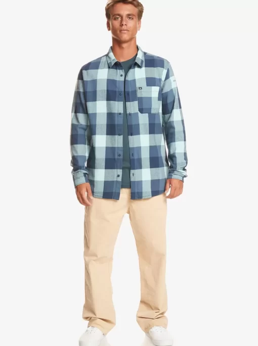 Mens Quiksilver Shirts & Polos | Motherfly Long Sleeve Shirt