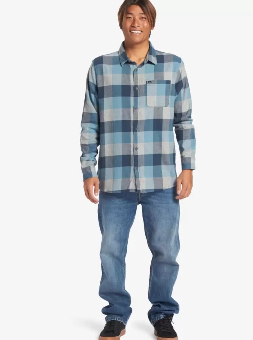 Mens Quiksilver Shirts & Polos | Motherfly Long Sleeve Shirt