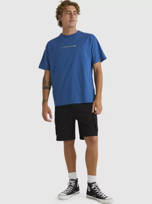 Mens Quiksilver Tees | New Instinct Short Sleeve Stn T-Shirt