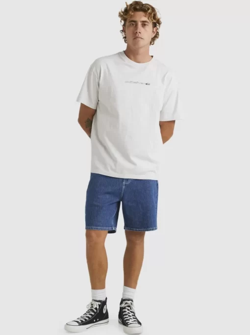 Mens Quiksilver Tees | New Instinct Short Sleeve Stn T-Shirt
