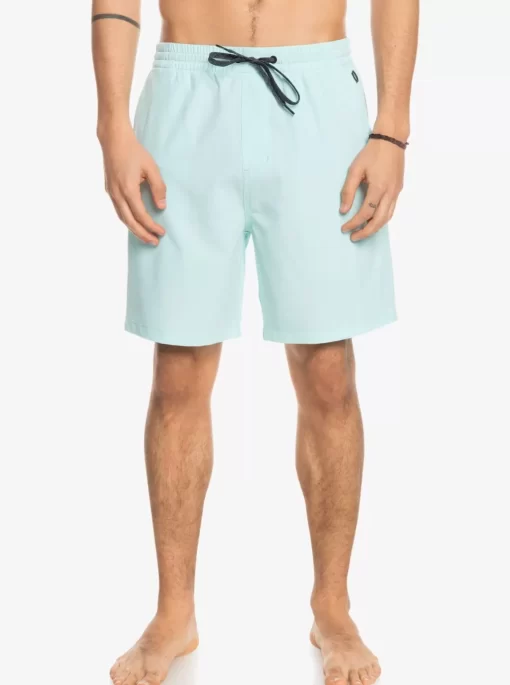 Mens Quiksilver Boardshorts | Ocean Elastic Waist 18" Amphibian Shorts