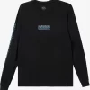 Mens Quiksilver Tees | Omni Check Turn Long Sleeve T-Shirt