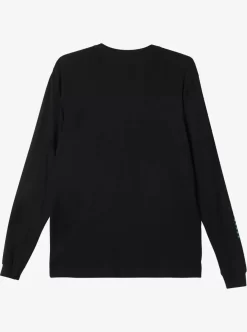 Mens Quiksilver Tees | Omni Check Turn Long Sleeve T-Shirt