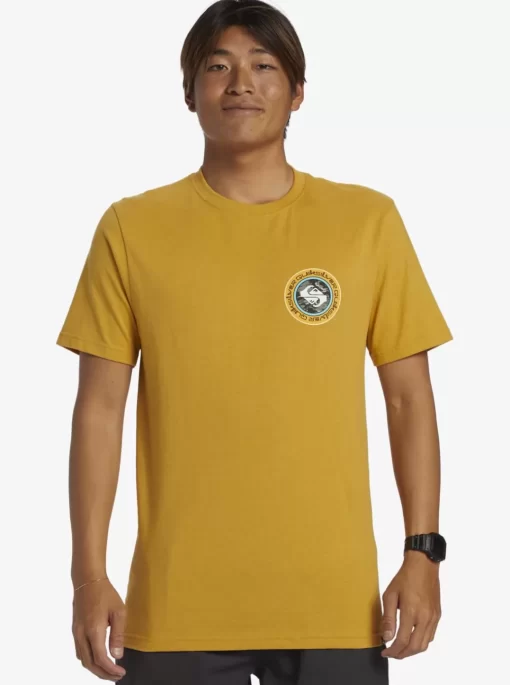 Mens Quiksilver Tees | Omni Circle T-Shirt