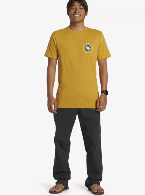 Mens Quiksilver Tees | Omni Circle T-Shirt