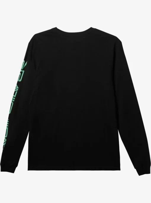 Mens Quiksilver Tees | Omni Logo Long Sleeve T-Shirt