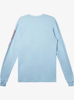 Mens Quiksilver Tees | Omni Logo Long Sleeve T-Shirt
