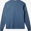 Mens Quiksilver Tees | Omni Logo Long Sleeve T-Shirt