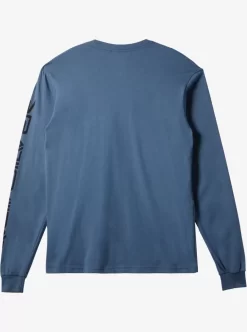 Mens Quiksilver Tees | Omni Logo Long Sleeve T-Shirt