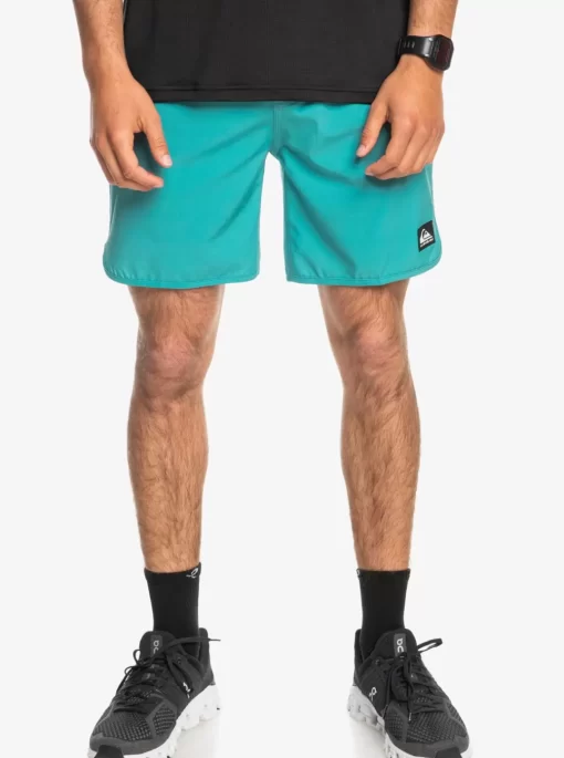 Mens Quiksilver Boardshorts | Omni Scallop 17" Amphibian Boardshorts