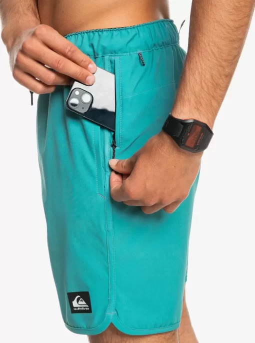 Mens Quiksilver Boardshorts | Omni Scallop 17" Amphibian Boardshorts