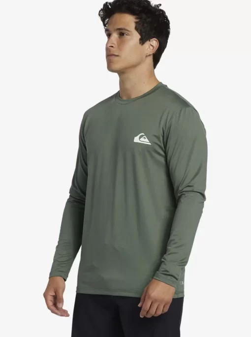Mens Quiksilver Rashguards | Omni Session Long Sleeve Upf 50 Surf T-Shirt
