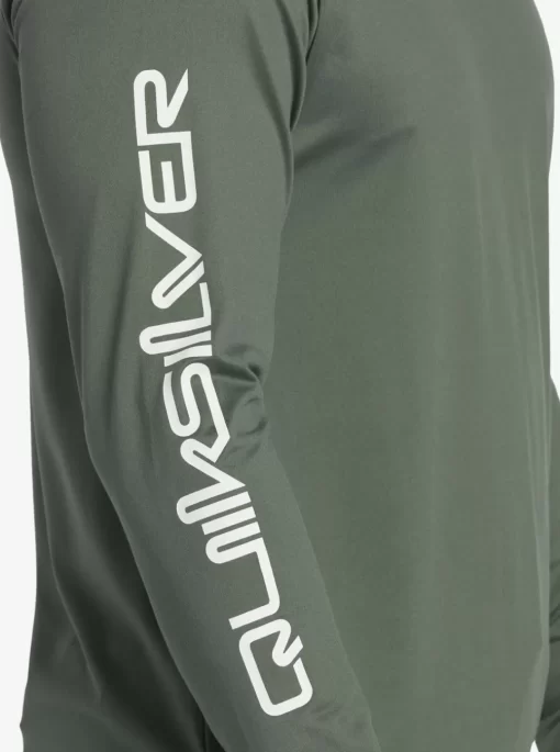 Mens Quiksilver Rashguards | Omni Session Long Sleeve Upf 50 Surf T-Shirt