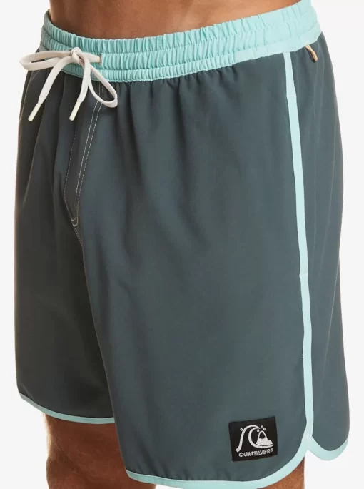 Mens Quiksilver Elastic Waist | Original Scallop 17" Volleys