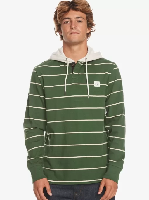 Mens Quiksilver Tees | Palisades Hooded T-Shirt