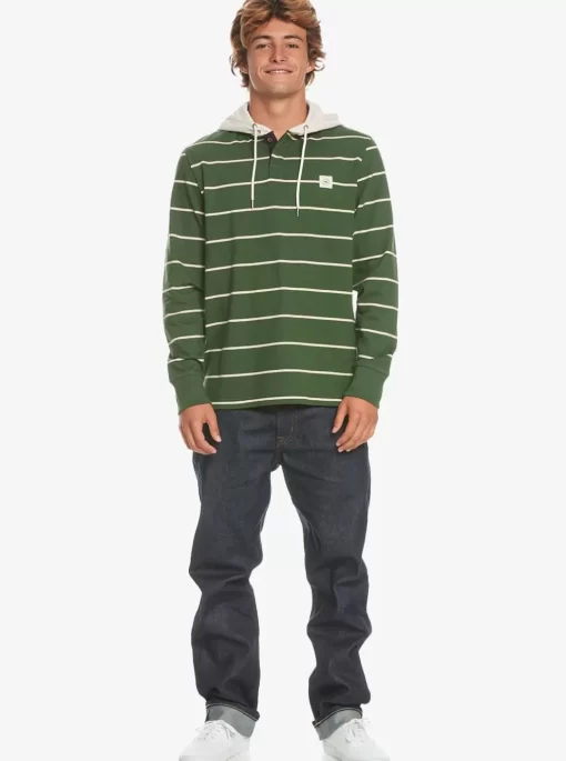 Mens Quiksilver Tees | Palisades Hooded T-Shirt