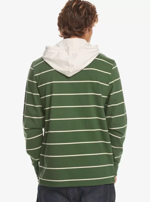 Mens Quiksilver Tees | Palisades Hooded T-Shirt