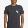 Mens Quiksilver Tees | Peace Out T-Shirt