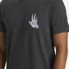 Mens Quiksilver Tees | Peace Out T-Shirt