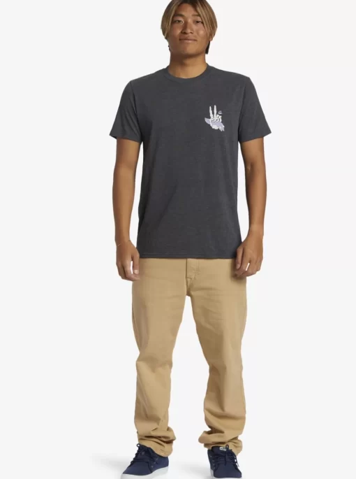 Mens Quiksilver Tees | Peace Out T-Shirt