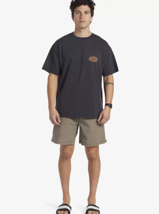 Mens Quiksilver Tees | Real Surfin T-Shirt